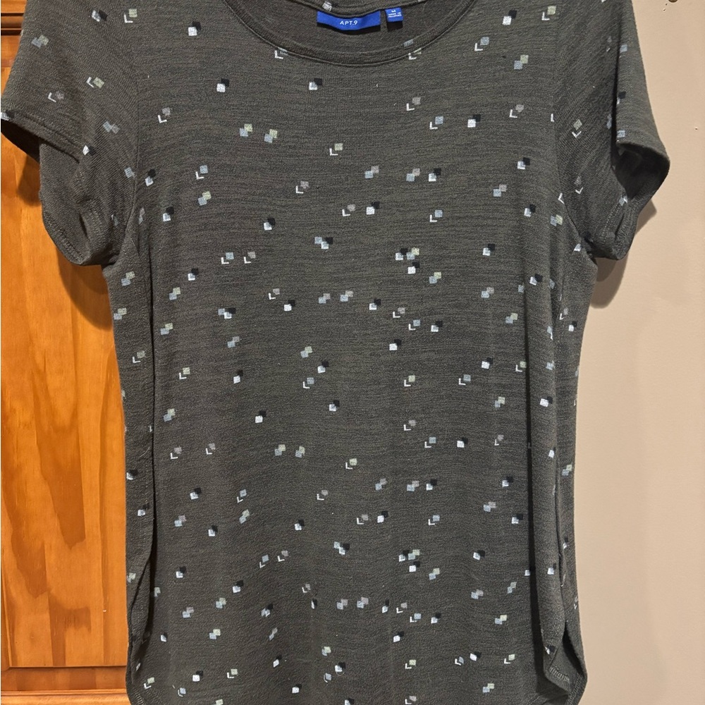Apt. 9 Green Patterned Tunic